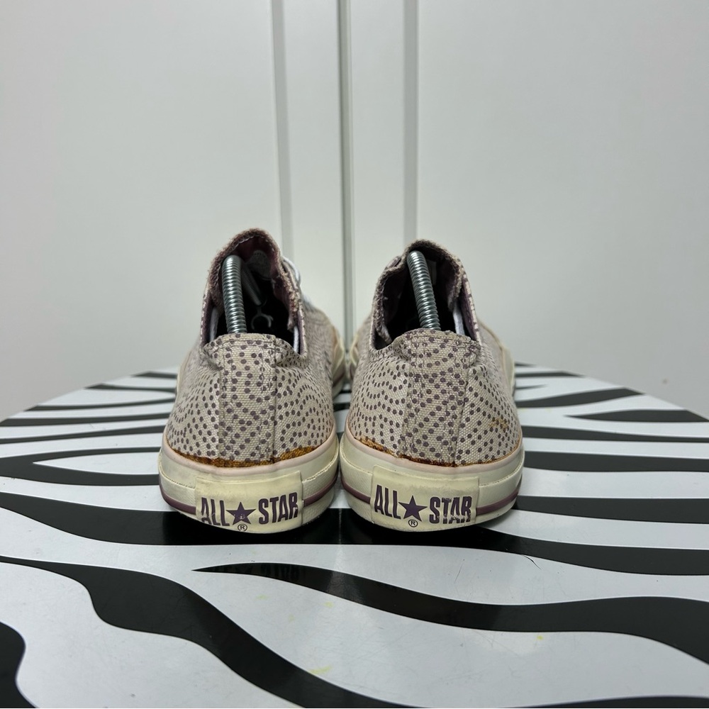 Converse ctas low polka dot heart purple beige - Picture 4 of 8